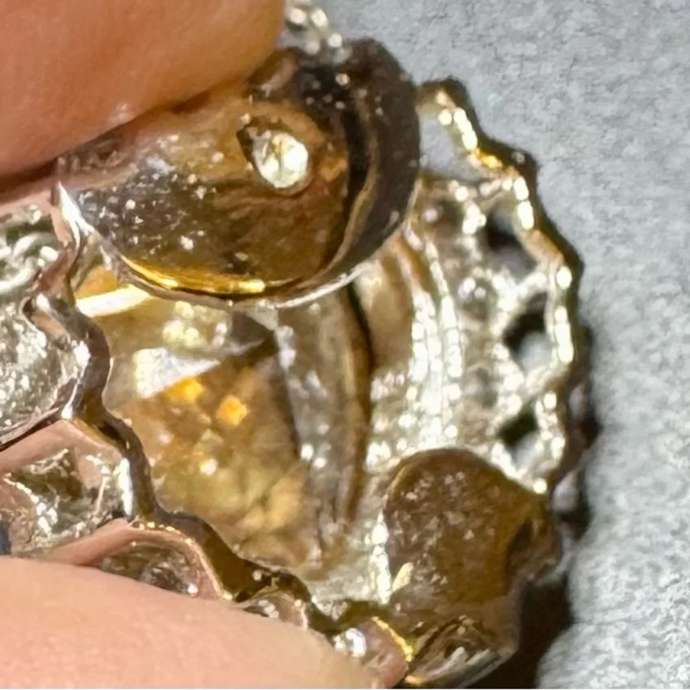 Women’s Sterling Silver Crystal Citrine Pendant Necklace